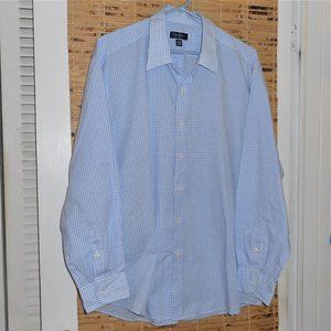 Club Room Men's Regular Fit Button-Down Cotton Blend Shirt (*Tag Size: 18 34/35)